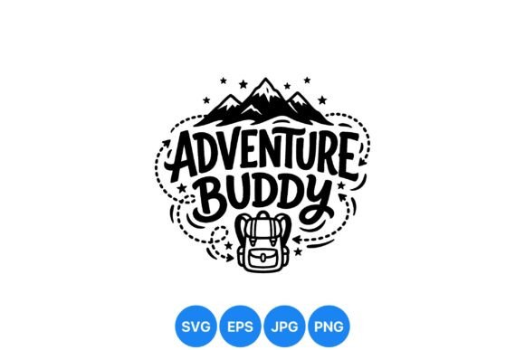 Adventure Buddy Outdoor Design: Graphics & Illustrations