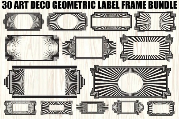 Art Deco Frame SVG Bundle: Graphics & Illustrations Review