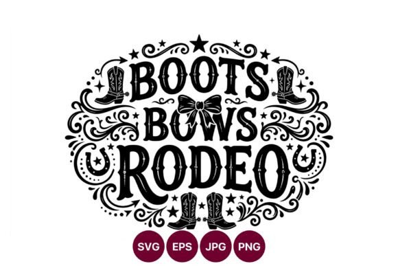 Boots Bows Rodeo Graphics and Illustrations Review