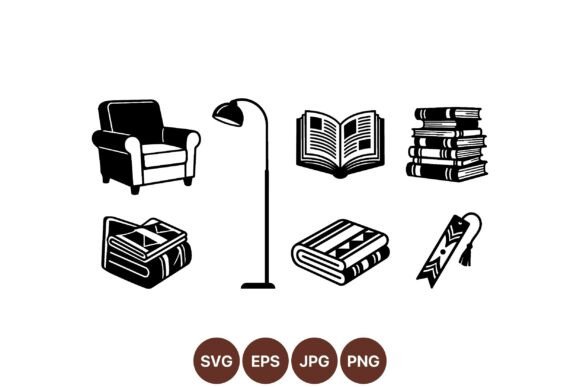 Cozy Reading Room Clipart: Graphics & Illustrations Review