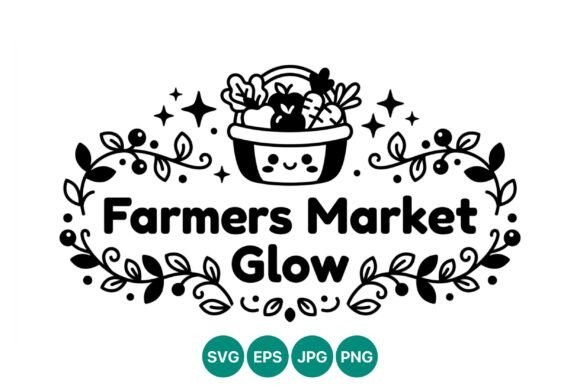 Farmers Market Glow Basket Vector Review