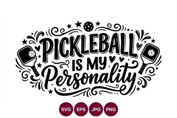 Pickleball is My Personality Hand Graphics Review