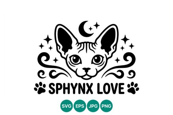 Sphynx Cat Black Art: Graphics & Illustrations Review