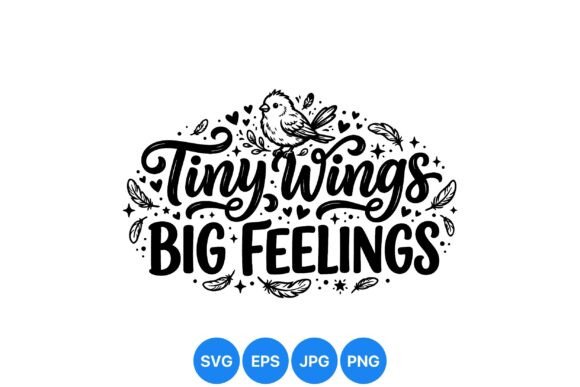 Tiny Wings Bird Quote Design: Graphics & Illustrations Review